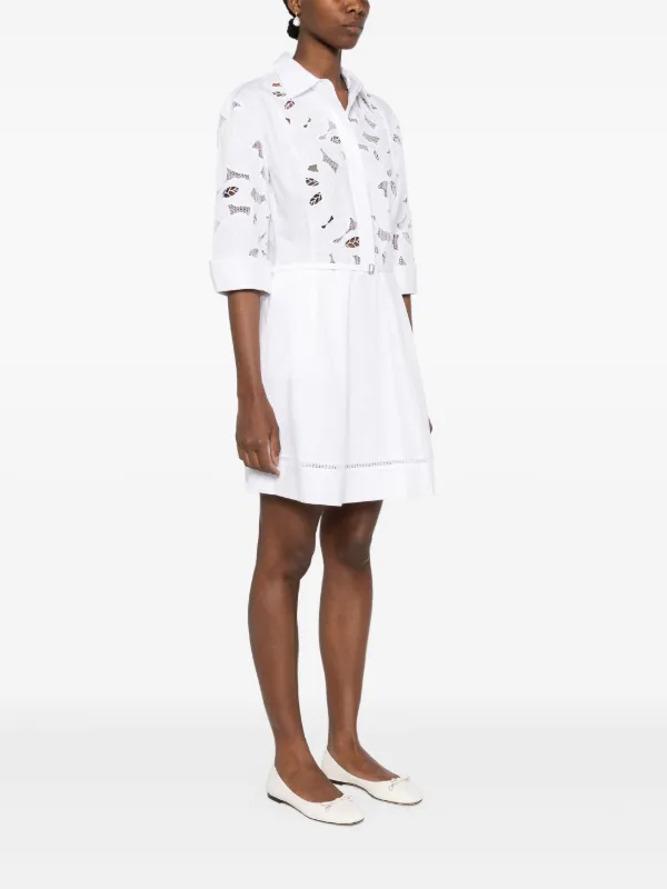 ワンピース BOSS Woman Dress White 50537388 100 ホワイト（白）系 Hugo Boss(ヒューゴボス) ワンピース