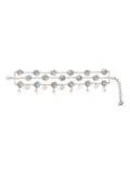 Blumarine rose-motif necklace - Silver