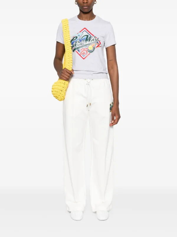 Casablanca Casa Way World Series T-shirt | Grey | FARFETCH