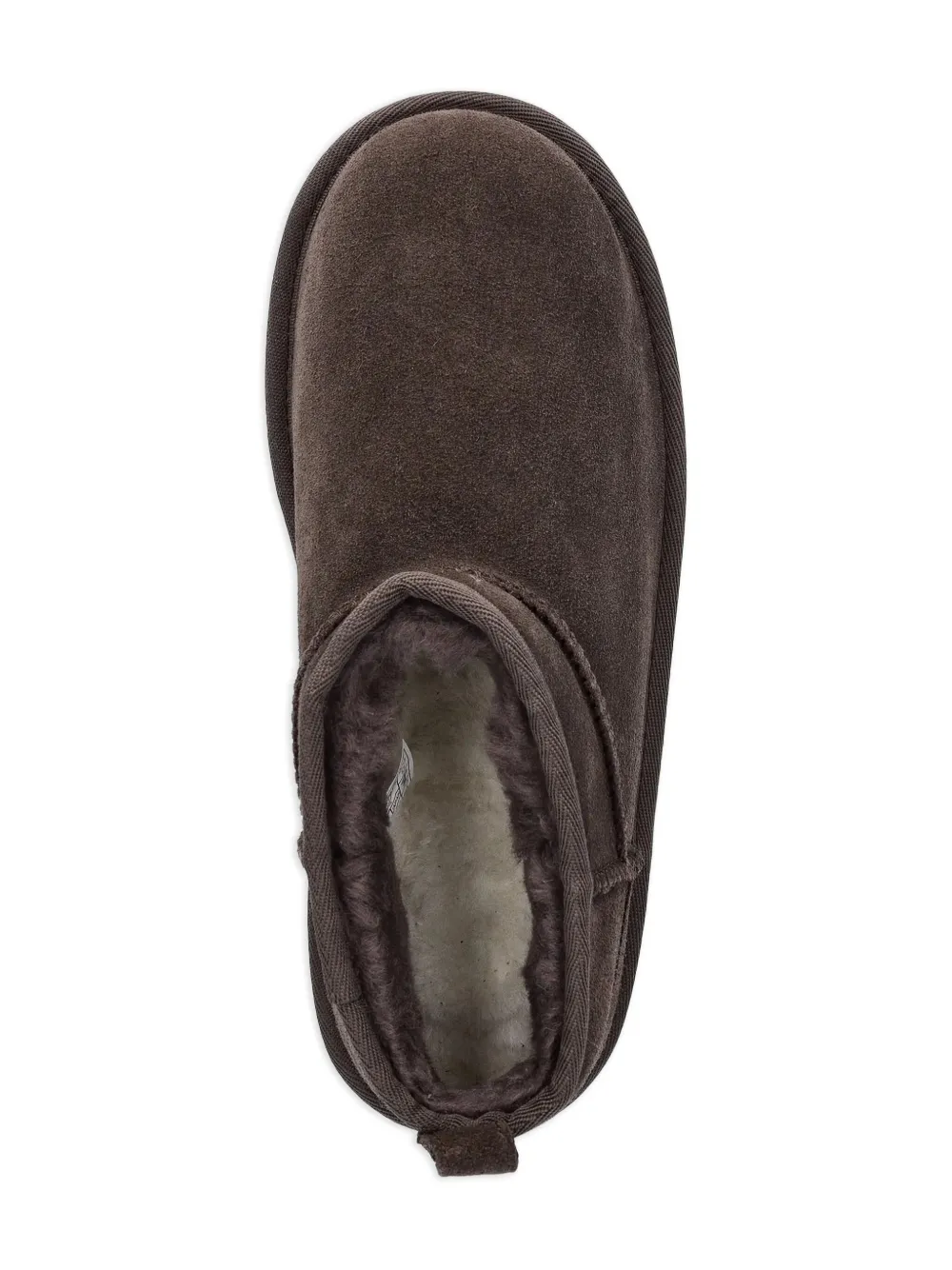 UGG Kids suede platform ankle boots Brown