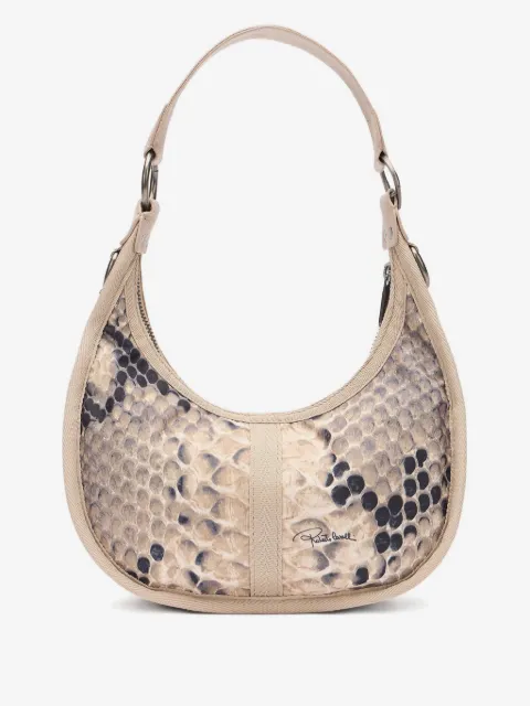 Roberto Cavalli Bologna snake-embossed tote bag