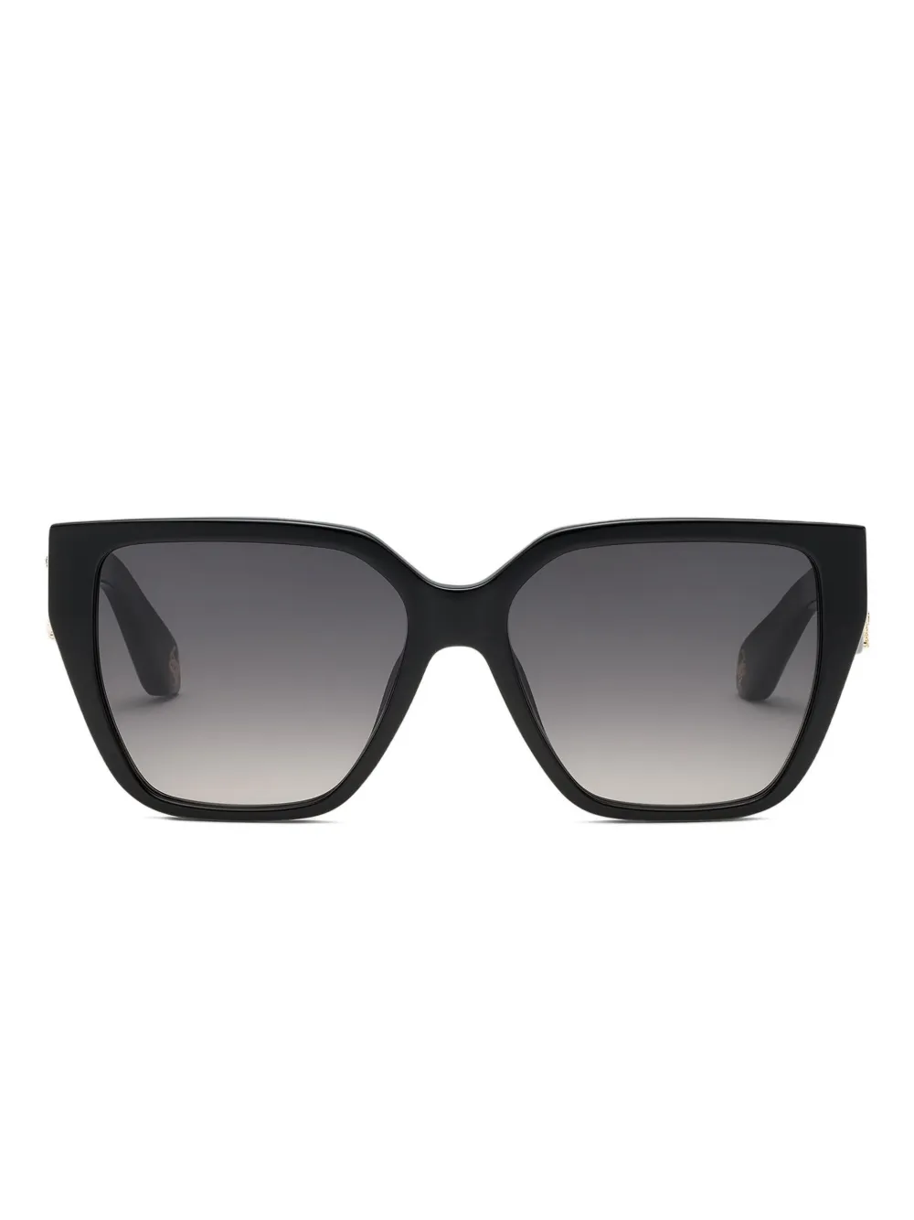Roberto Cavalli Sunglasses With Wide And Feminine Front In Shiny Black