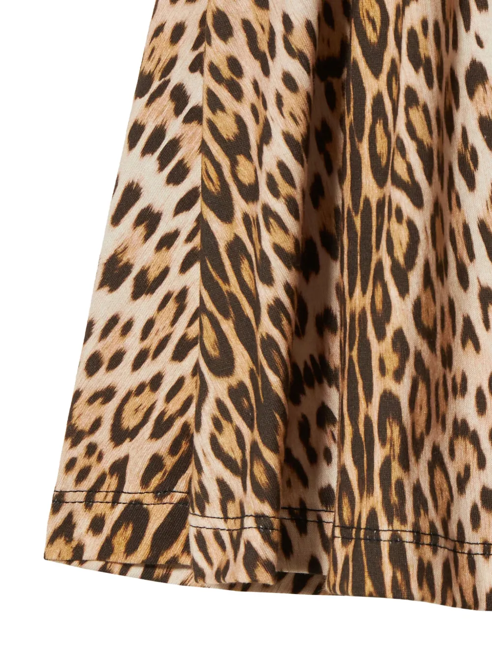 Roberto Cavalli Junior Jurk met luipaardprint Wit