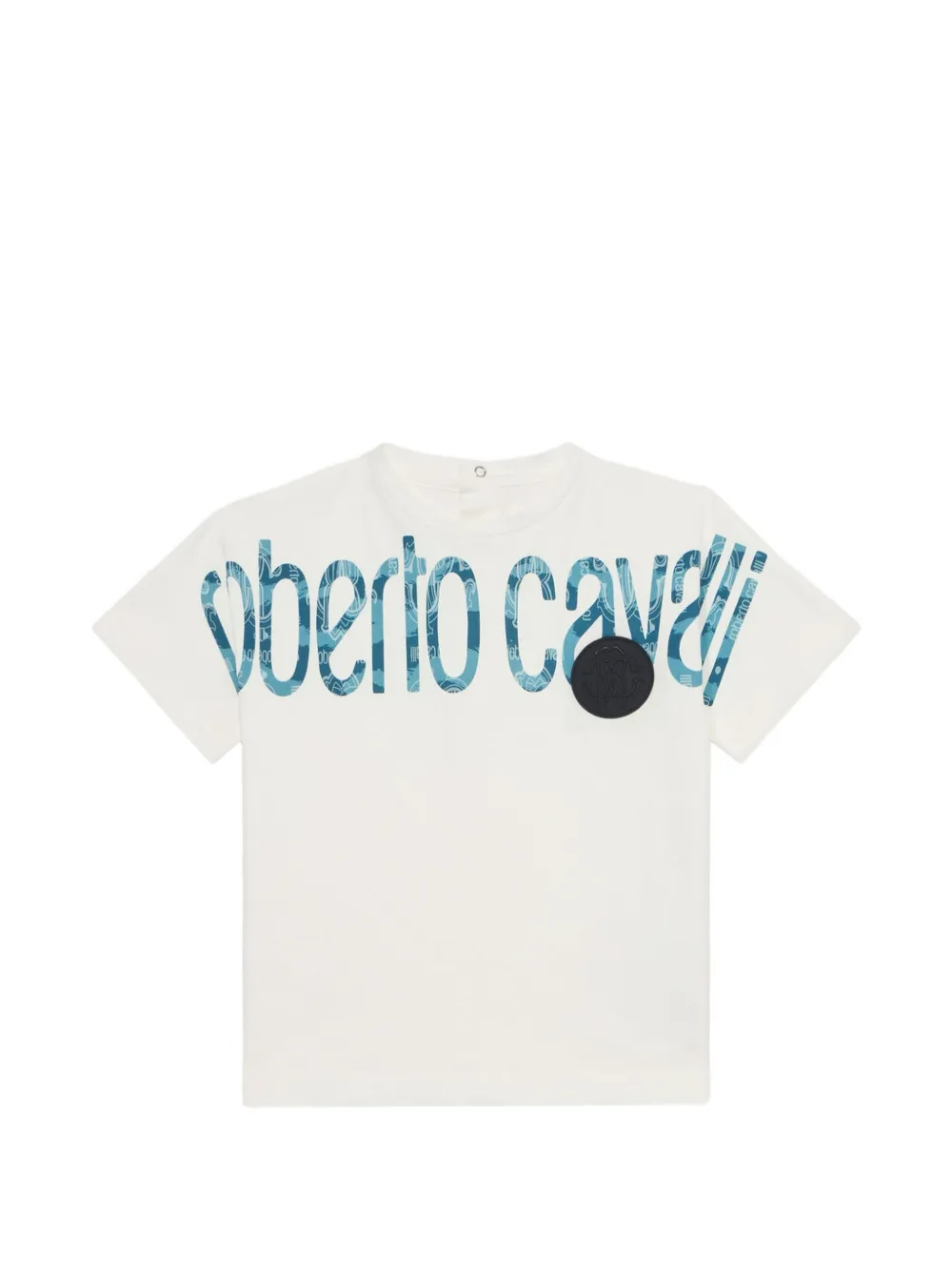 Roberto Cavalli Junior logo-print T-shirt - Bianco