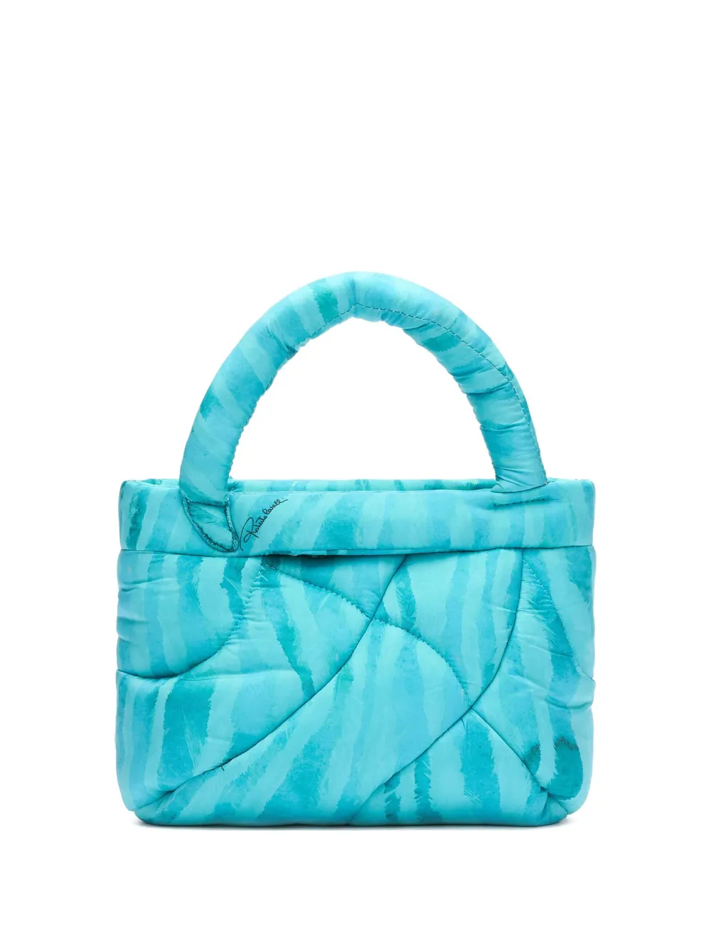 Roberto Cavalli Borsa tote mini trapuntata - Blu