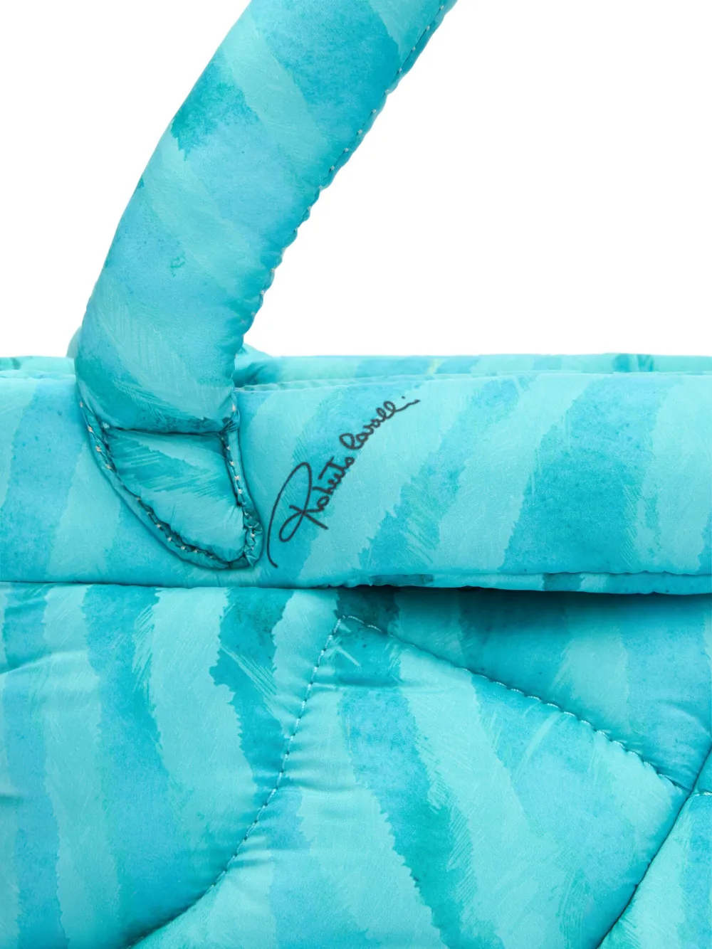 Roberto Cavalli Gewatteerde shopper Blauw