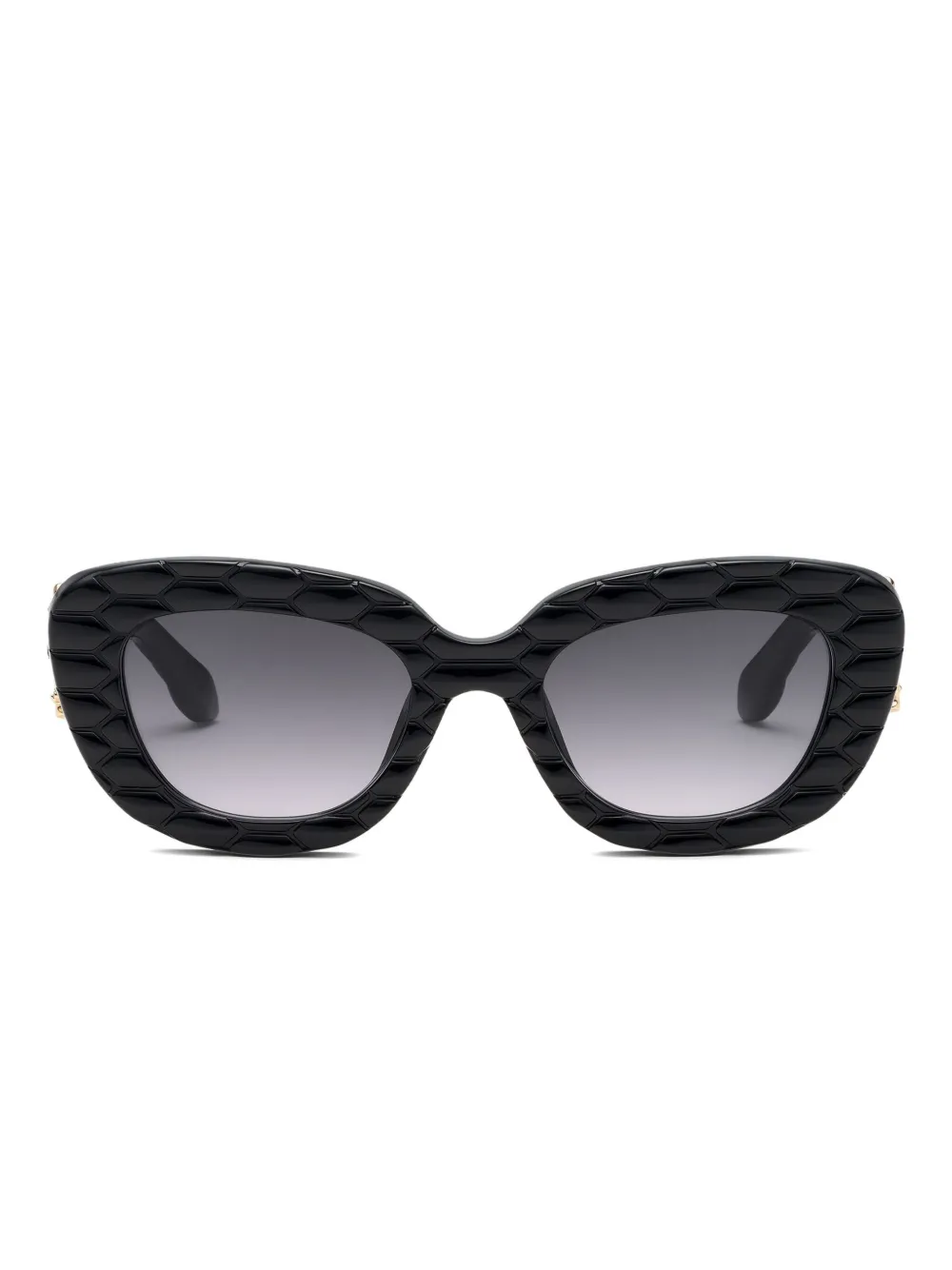 Roberto Cavalli quilted cat-eye sunglasses | Black | Image 1