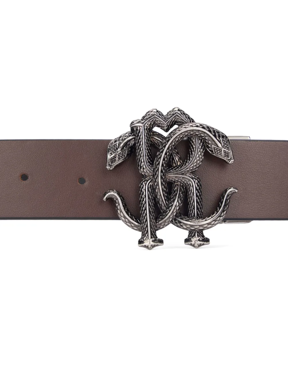 Roberto Cavalli Metallic gespriem Bruin