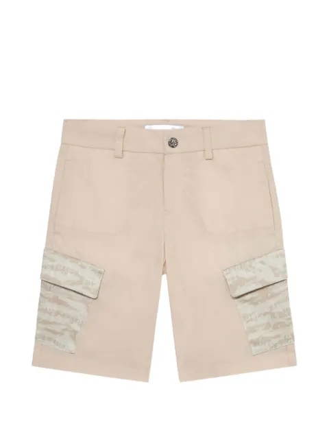 Roberto Cavalli Junior logo-print cargo shorts
