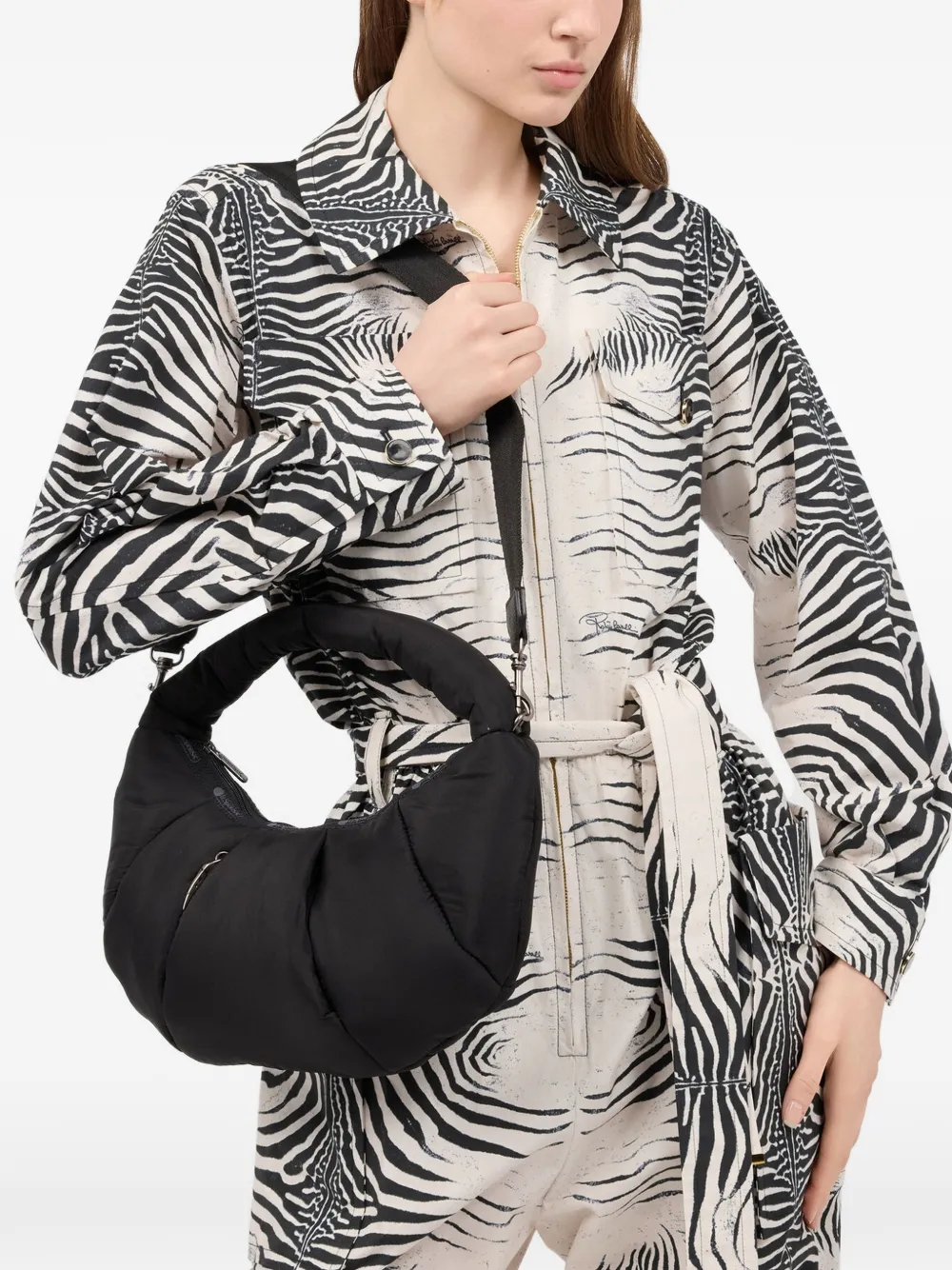 Roberto Cavalli Kleine Venezia clutch Zwart