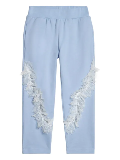 Roberto Cavalli Junior lace-detail tracksuit bottoms