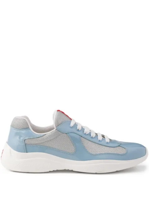 Prada America's Cup mesh-detail running sneakers