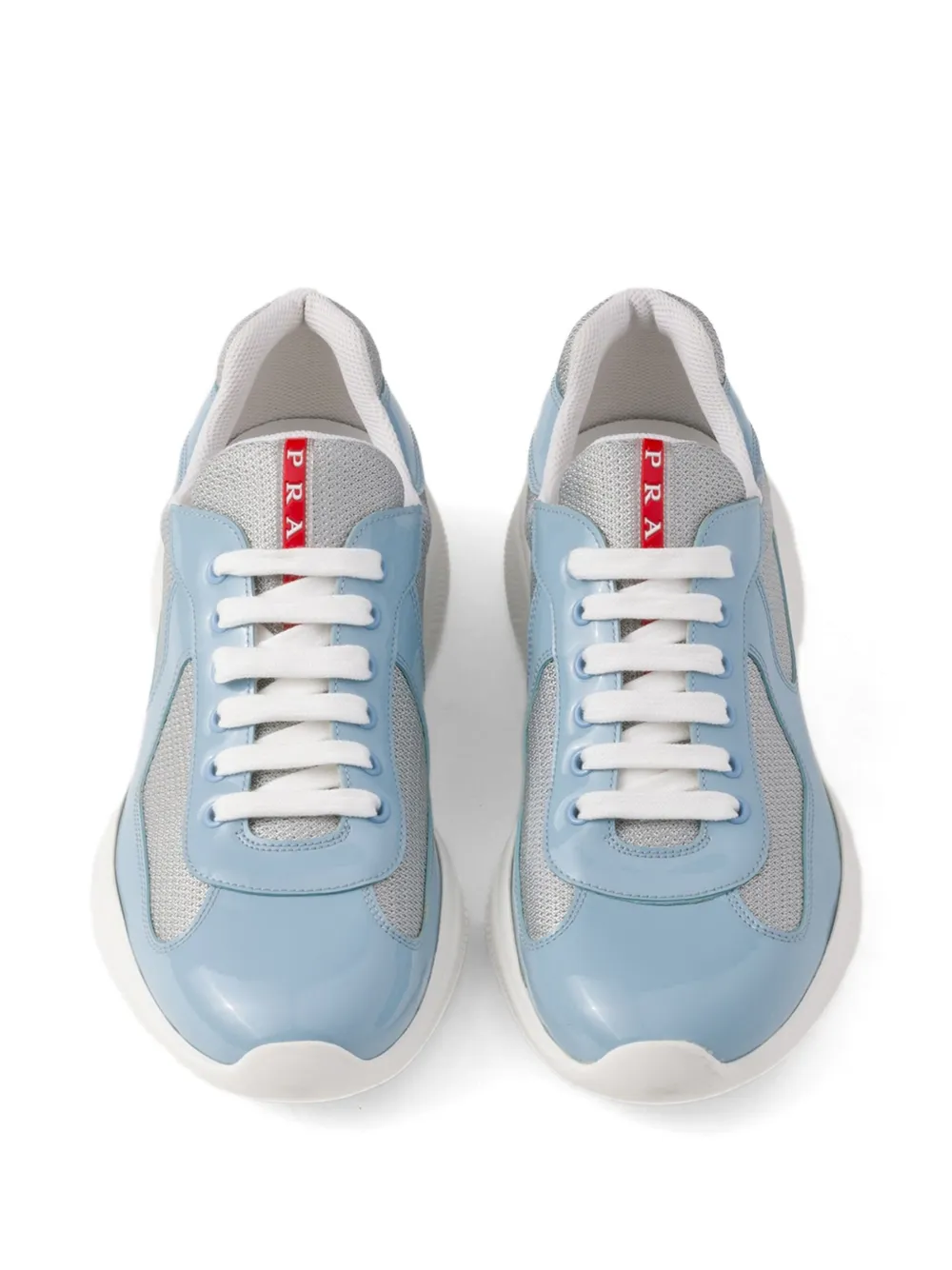 Prada America's Cup mesh-detail running sneakers Blue