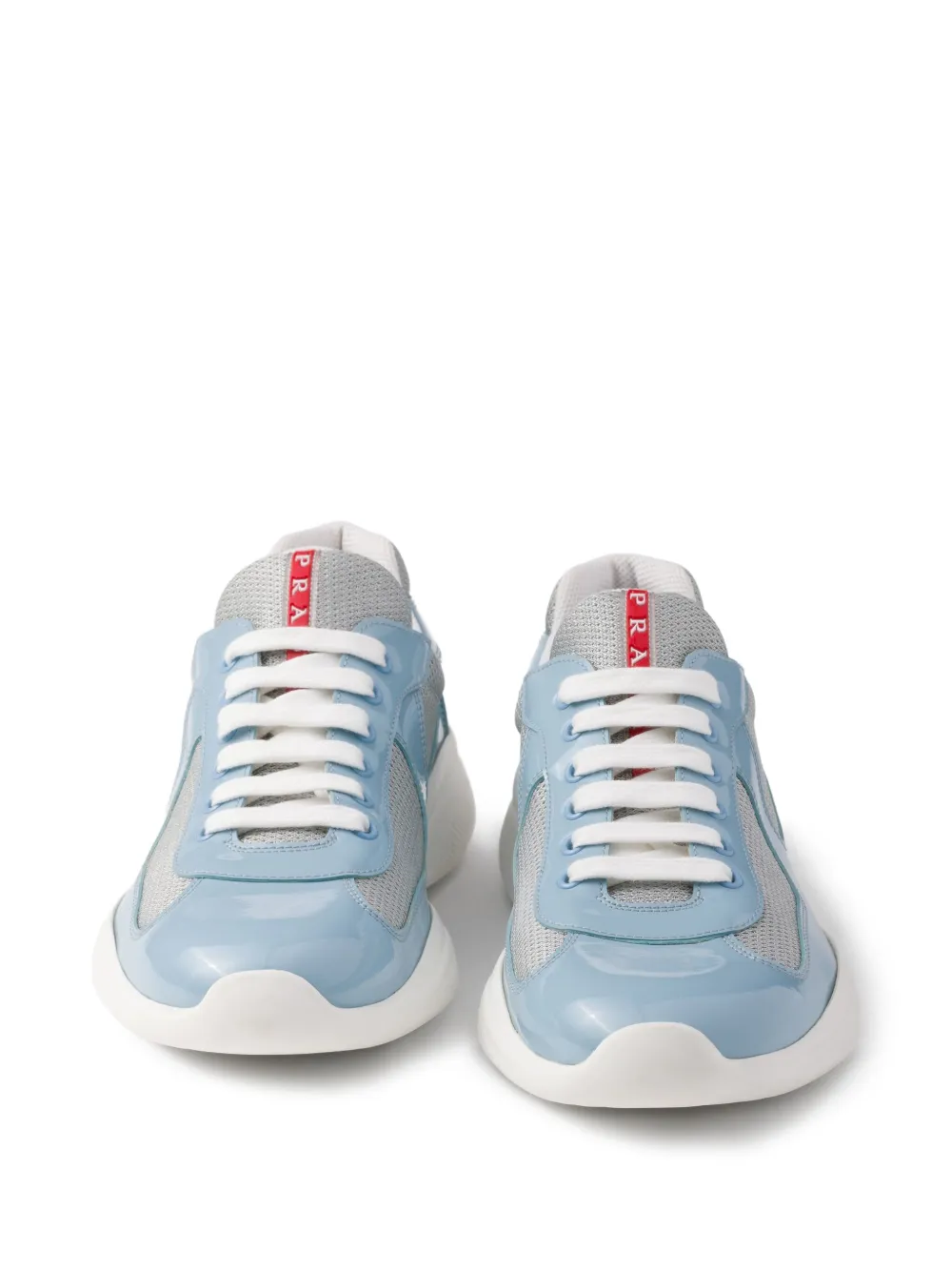 Prada America's Cup mesh-detail running sneakers Blue