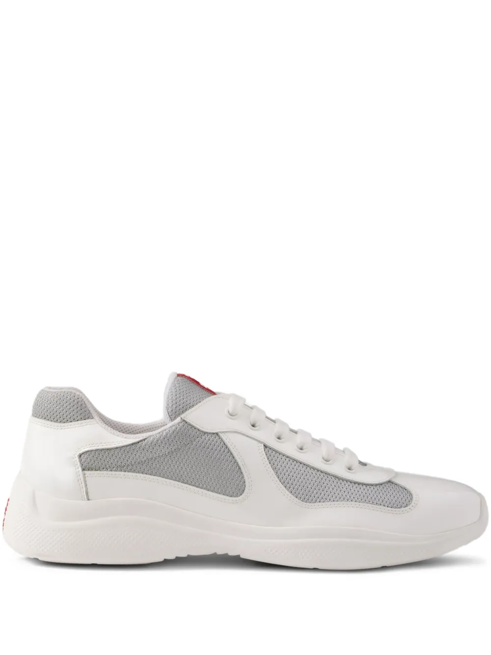 Prada America's Cup mesh-panelled sneakers | White | Image 1