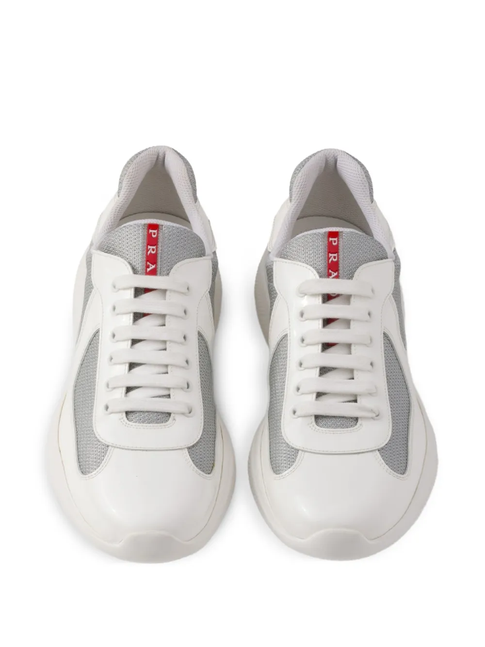 Prada America's Cup mesh-panelled sneakers White