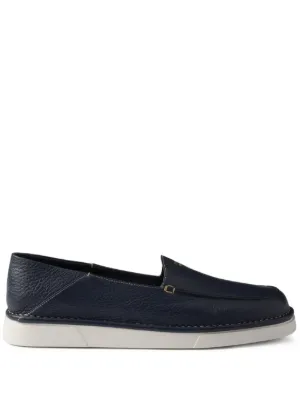Prada Suede Loafers | Blue | FARFETCH
