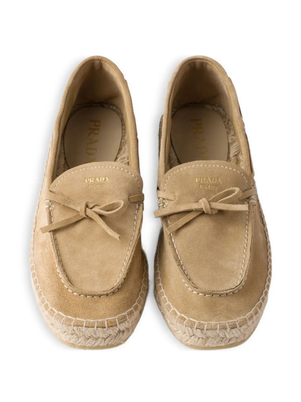 Prada Suède loafers Beige