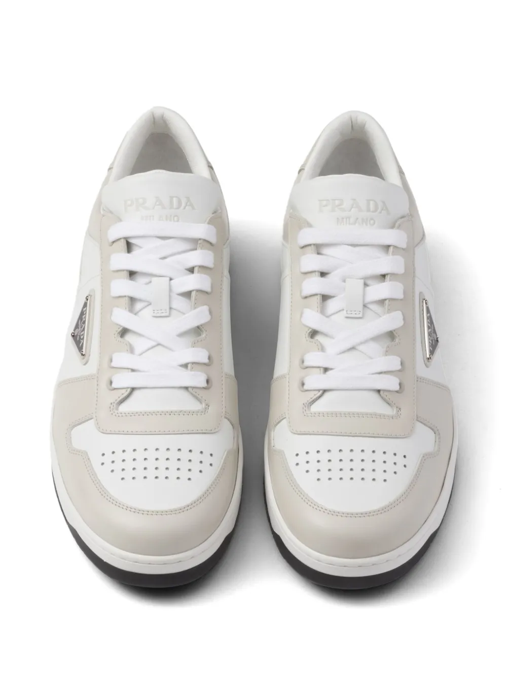 Prada Downtown low-top sneakers Wit