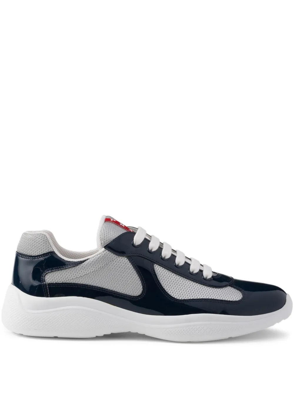 Prada America's Cup panelled chunky sneakers | Blue | Image 1