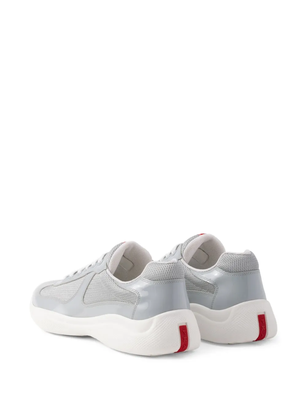 Prada Men's America's Cup Patent Leather Patchwork Sneakers