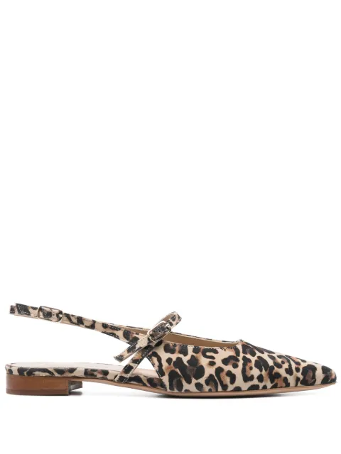 Thea Mika flats con estampado de leopardo