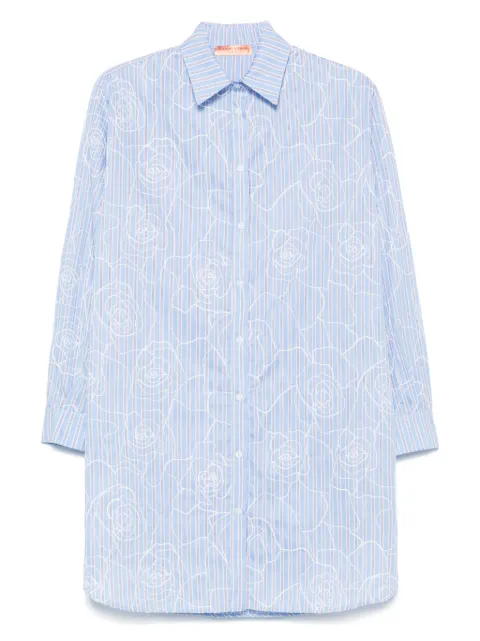 Ermanno Scervino chemise à logo brodé