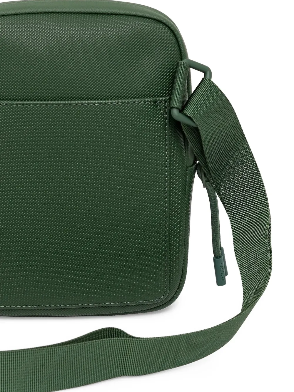 Lacoste Messengertas met logo-reliëf Groen