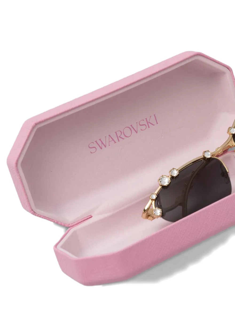 Swarovski Zonnebril verfraaid met kristallen Goud