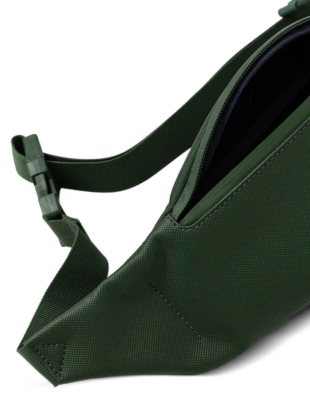 Lacoste LCST heuptas met krokodillen-reliëf Groen