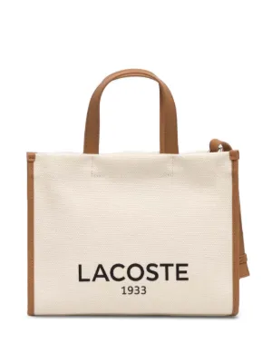 Lacoste ロゴ トートバッグ | ニュートラル | FARFETCH JP