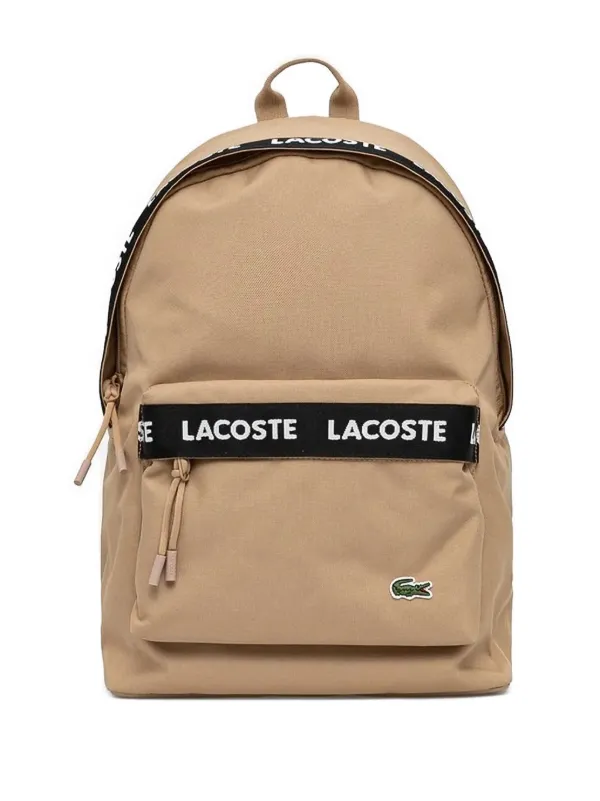 Lacoste Neocroc logo-band Backpack Brown FARFETCH AU