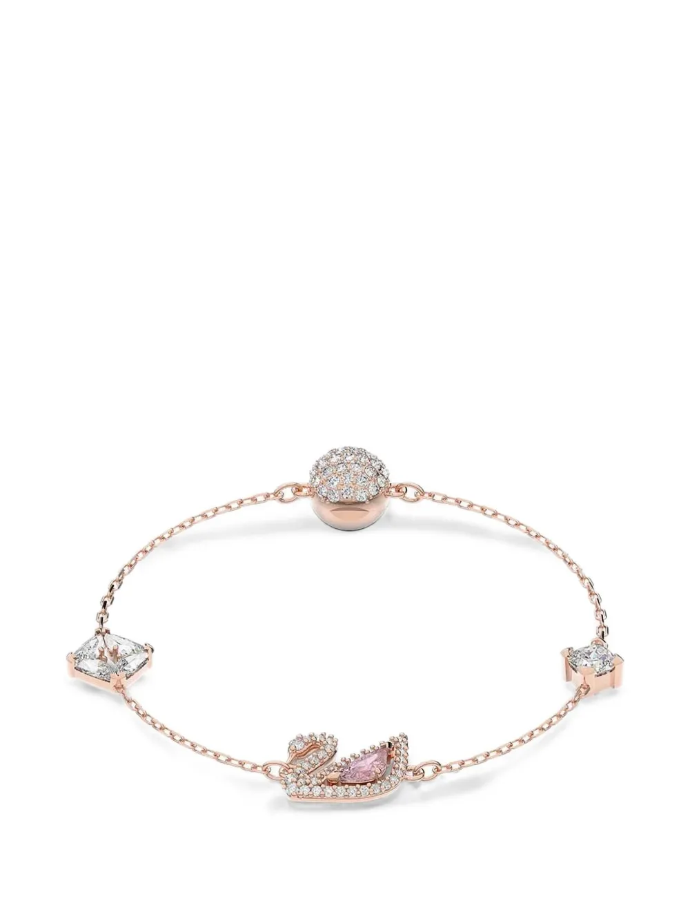 Swarovski Swan crystal-embellished bracelet - Rosa