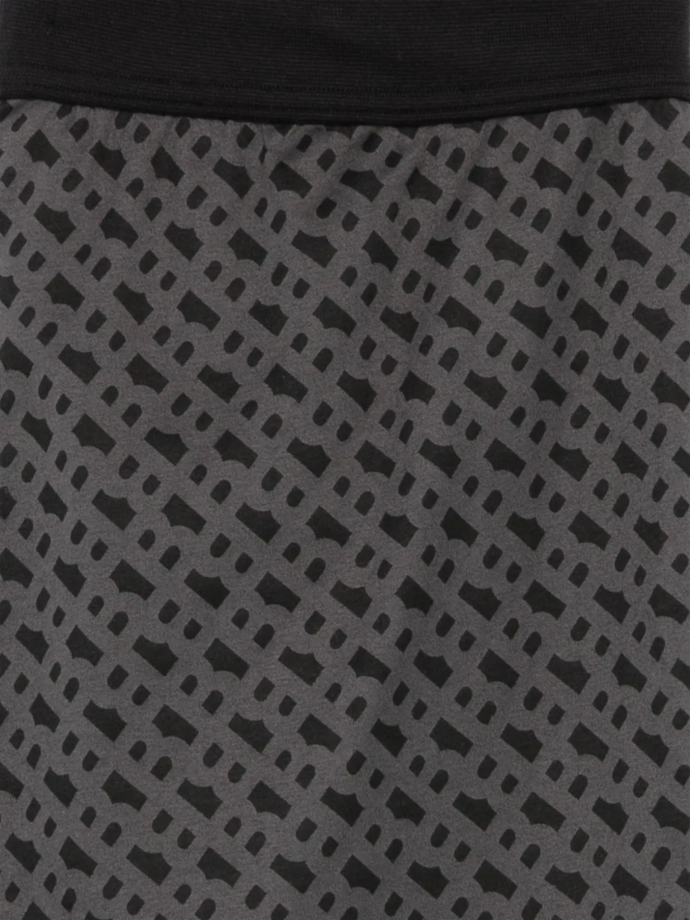 BOSS Pyjama met monogram-patroon Zwart