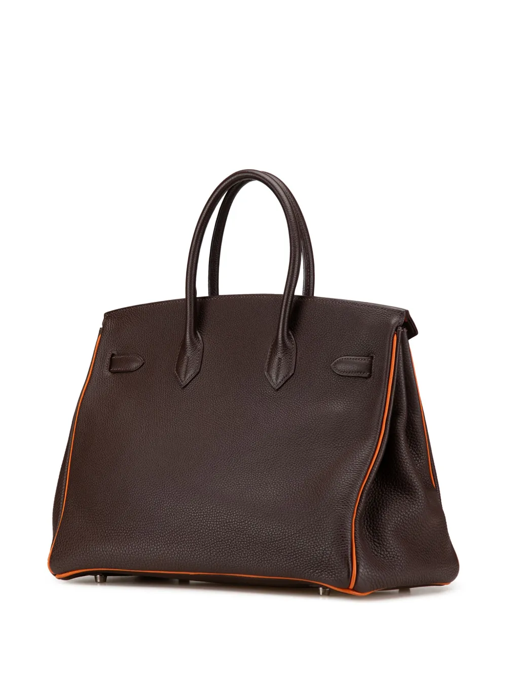 Hermès Pre-Owned 2005 Special Order Bicolor Togo Verso Birkin Retourne 35 handbag | Bags | Image 2