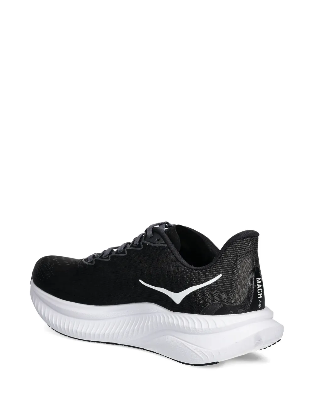 HOKA Mach 6 lightweight running sneakers Black