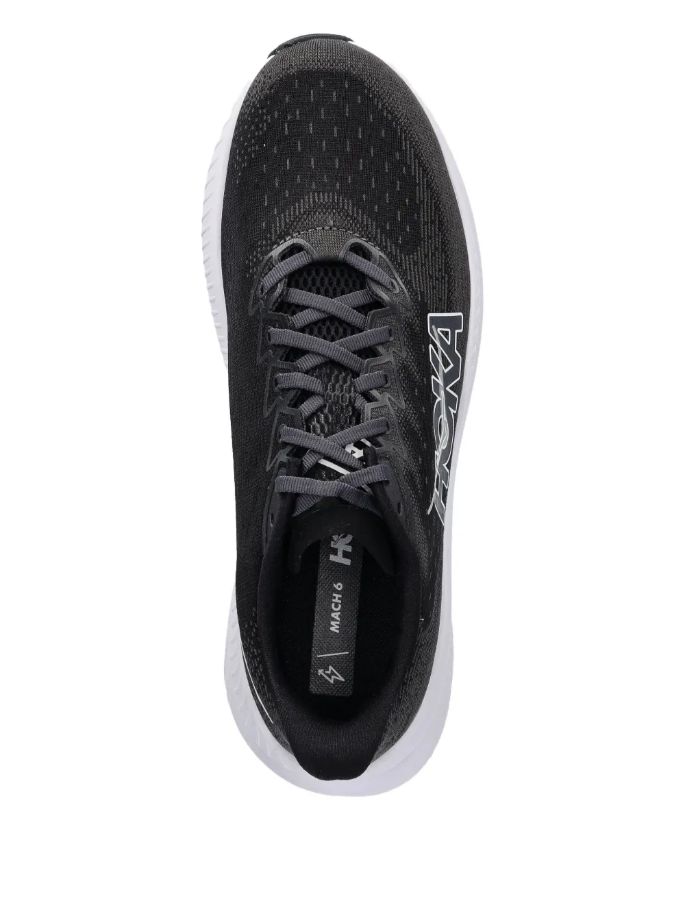 HOKA Mach 6 lightweight running sneakers Black