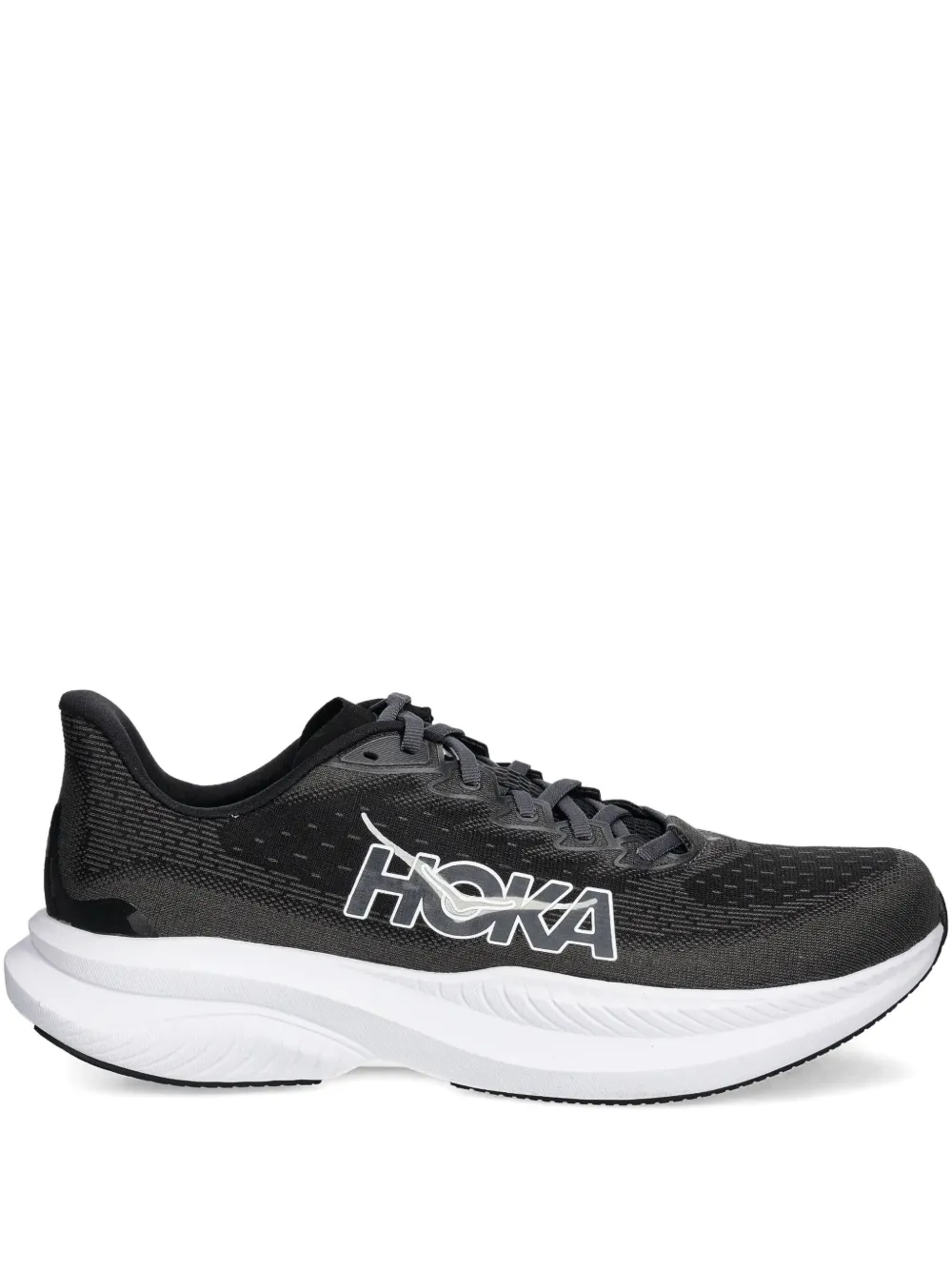 HOKA Mach 6 lichtgewicht hardloopsneakers Zwart