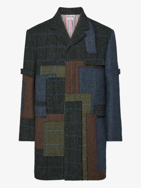Thom Browne hunting tweed chesterfield armband jacket