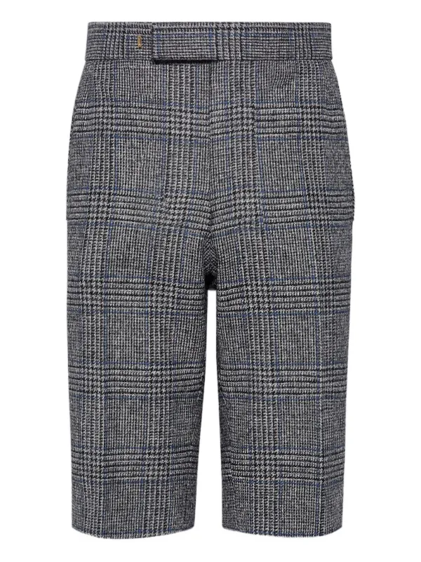 Thom Browne Hunting チェック ツイードショートパンツ | グレー 