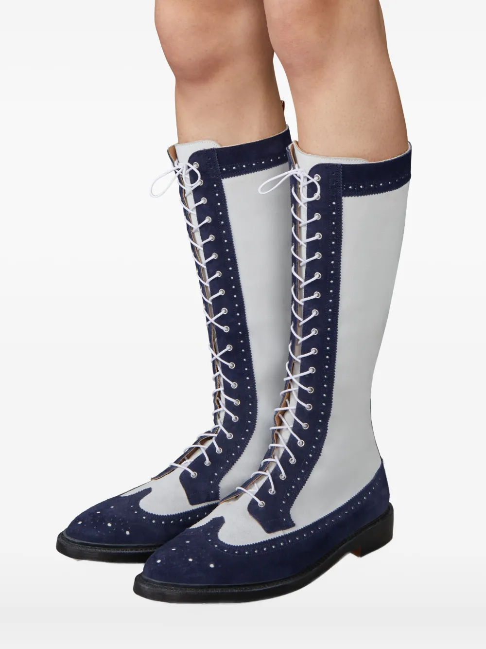 Thom Browne Longwing lace-up boots Wit