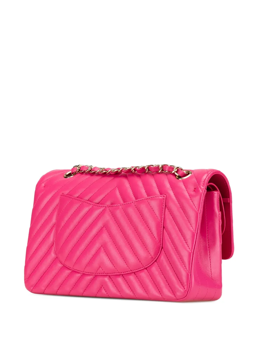 CHANEL Pre-Owned 2017-2018 Medium Classic Chevron Lambskin Double Flap shoulder bag | Pre-Owned | Image 2