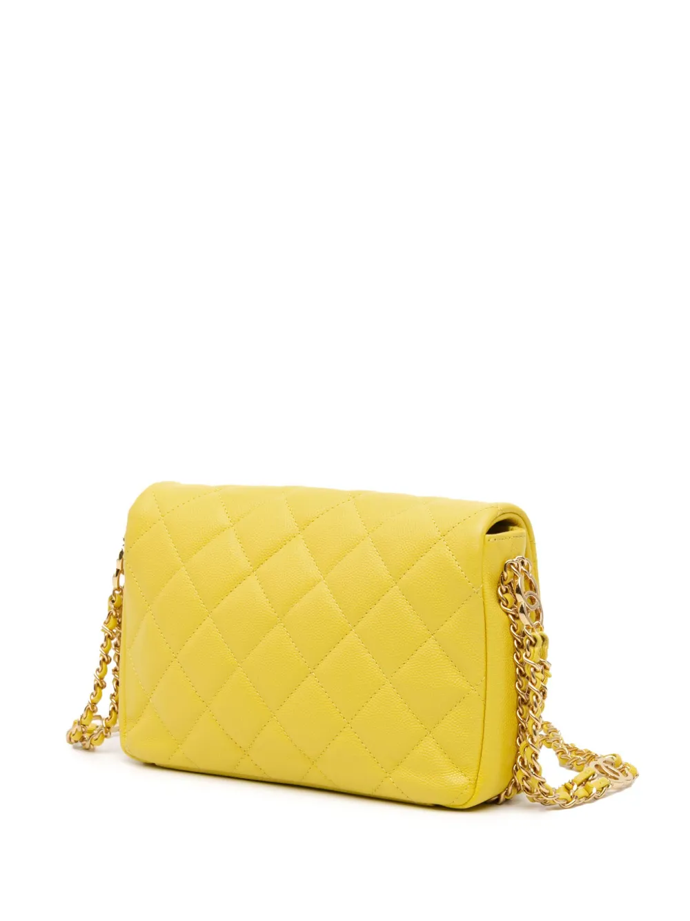 CHANEL Pre-Owned 2021-2024 Mini Quilted Caviar CC You Flap crossbody bag | Pre-Owned | Image 2