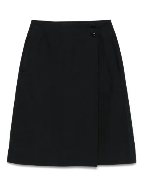 Margaret Howell falda midi cruzada
