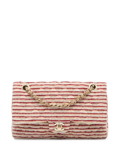 CHANEL Pre-Owned 2014 Medium Classic Jersey Coco Sailor Double Flap shoulder bag