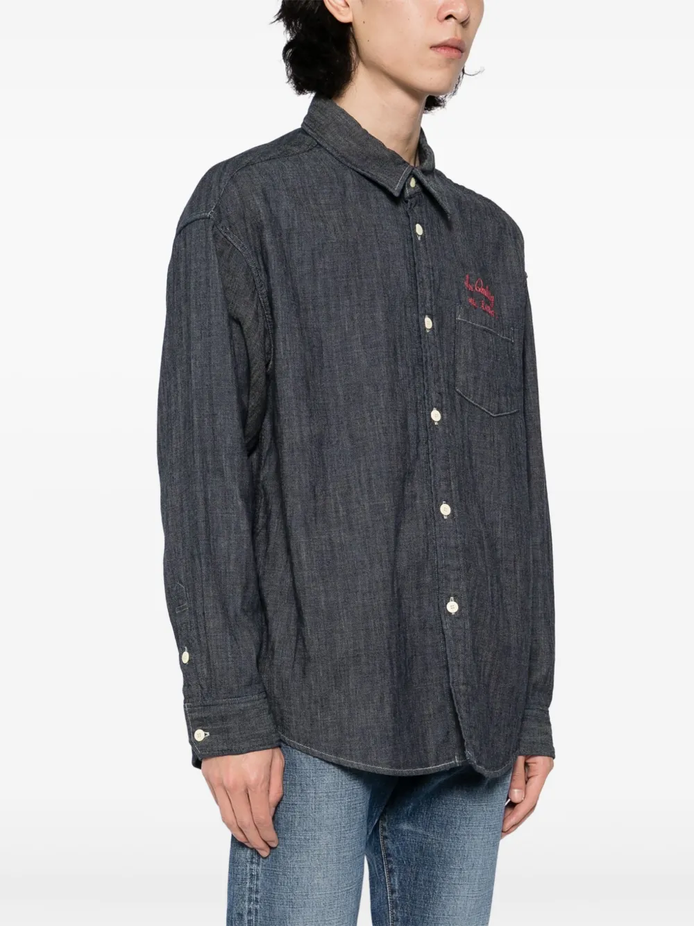 visvim Homestead overhemd Blauw