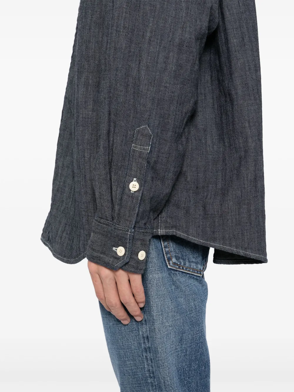visvim Homestead overhemd Blauw