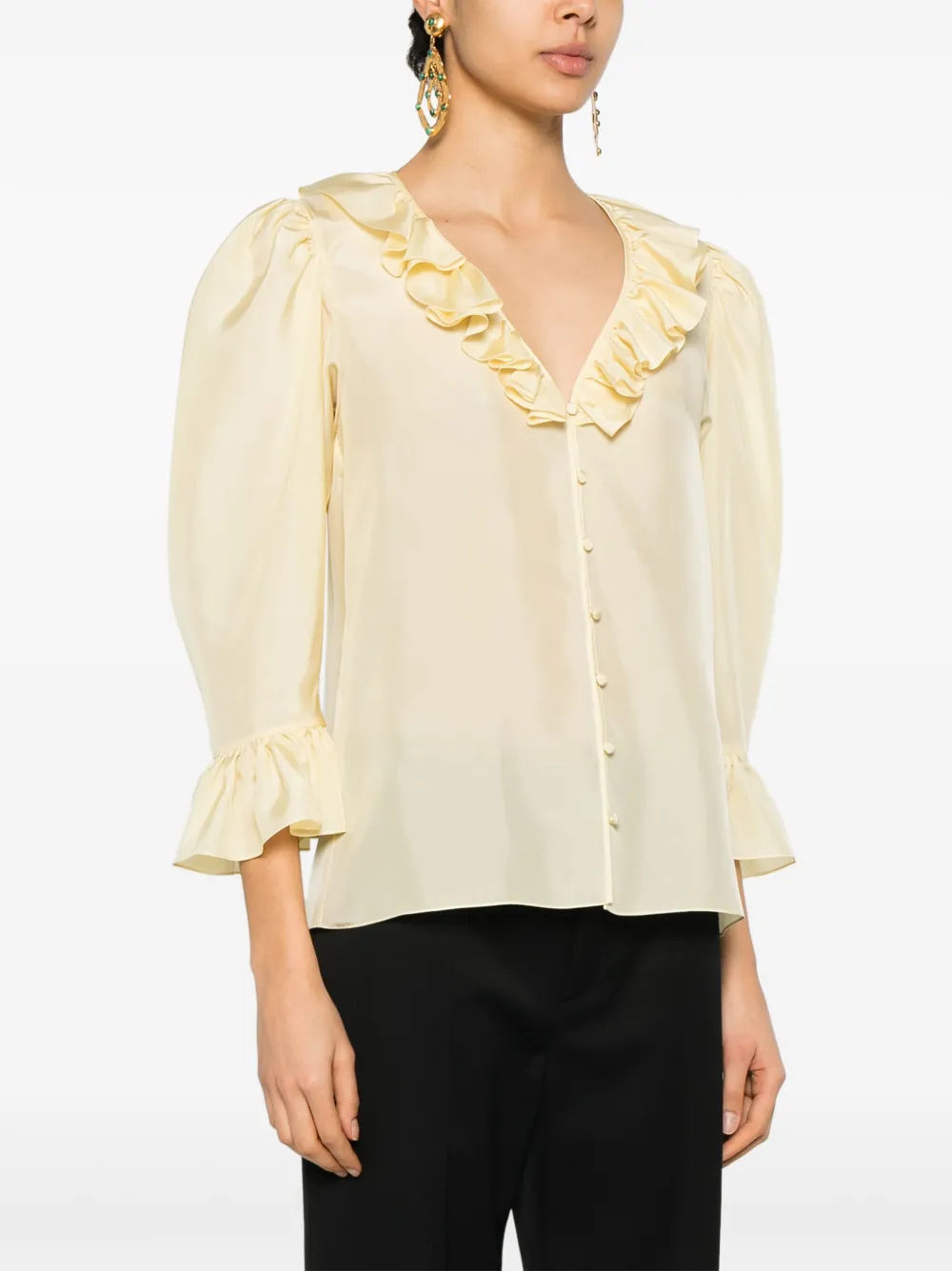 Chloé ruffled silk blouse | Top | Image 3
