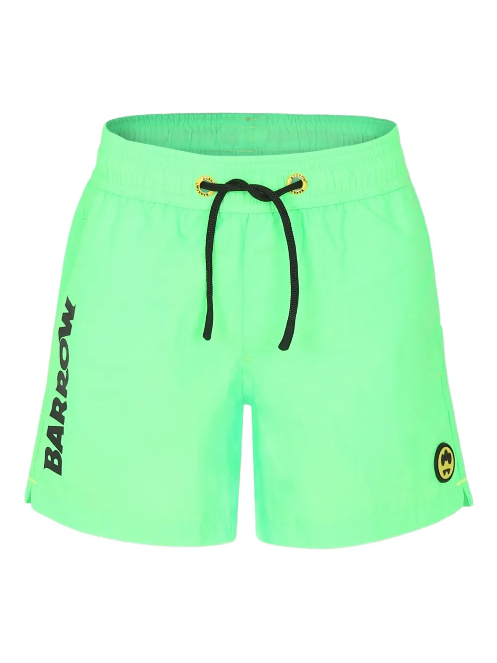 Barrow kids logo-appliqué swim shorts Groen