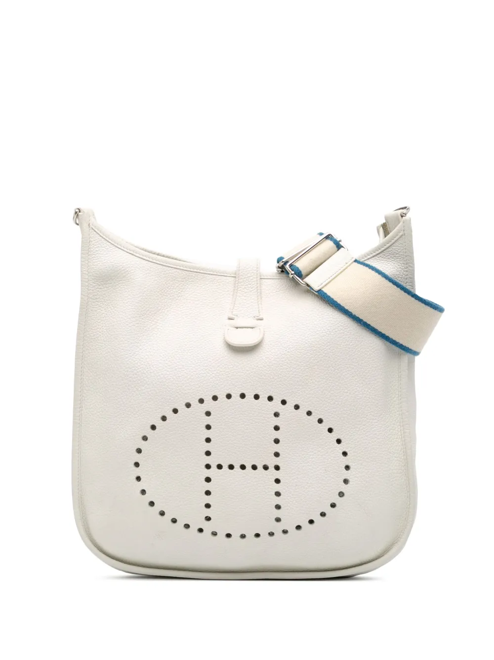 Hermès Pre-Owned 2011 Clemence Evelyne III PM crossbody bag - ホワイト Hermès Pre-Owned 2011 Clemence Evelyne III PM crossbody bag - ホワイト